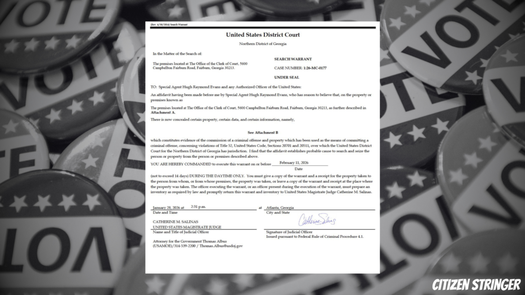 NO SUBPOENA NEEDED: FBI Uses Criminal Power to Storm Fulton Election Center—Are Arrests Next?